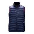 thumbnail image 1 of Chaleco de hombre Chaqueta de algodón con cuello levantado Chaqueta Chaleco delgado Ropa de hombre Pompotops oipoqjl21045, 1 of 3