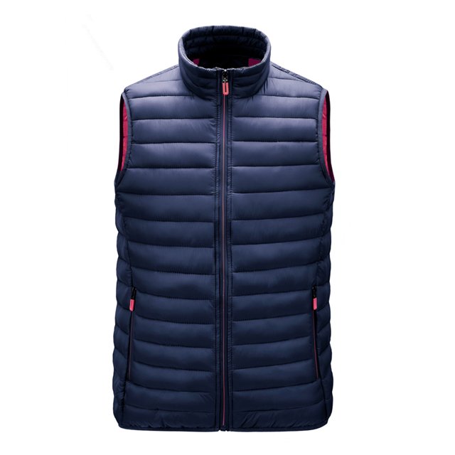 Chaleco de hombre Chaqueta de algodón con cuello levantado Chaqueta Chaleco delgado Ropa de hombre Pompotops oipoqjl21045