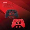 thumbnail image 3 of Verbatim Protective Covers for Xbox Series X/S Wireless Controllers 2pk Blk-Red, 3 of 7