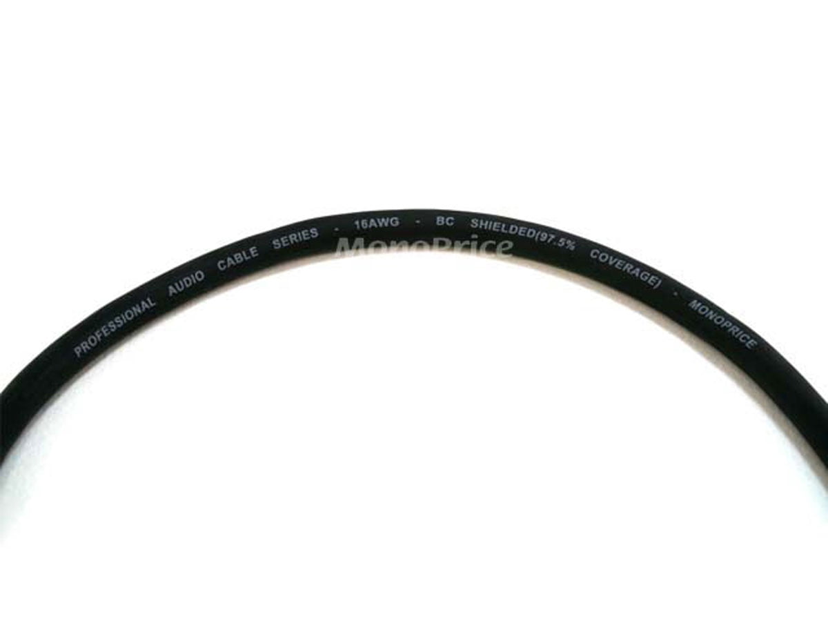 Monoprice XLR Female to 1/4in TRS Male Cable - 35 Feet | 16AWG, Gold Plated - Premier Series