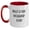 White/Red, variant on Funny Best Effin' Designer Ever Two Tone Coffee Mug Gifts from Friends and Family on Christmas