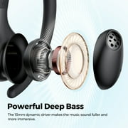 SoundPEATS Wings2 Wireless Bluetooth Headphones 5.3 Sports Headphones with Ear Hook