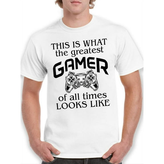 Greatest Gamer Of All Time T-Shirt Men -SPIdeals Designs, Male Small