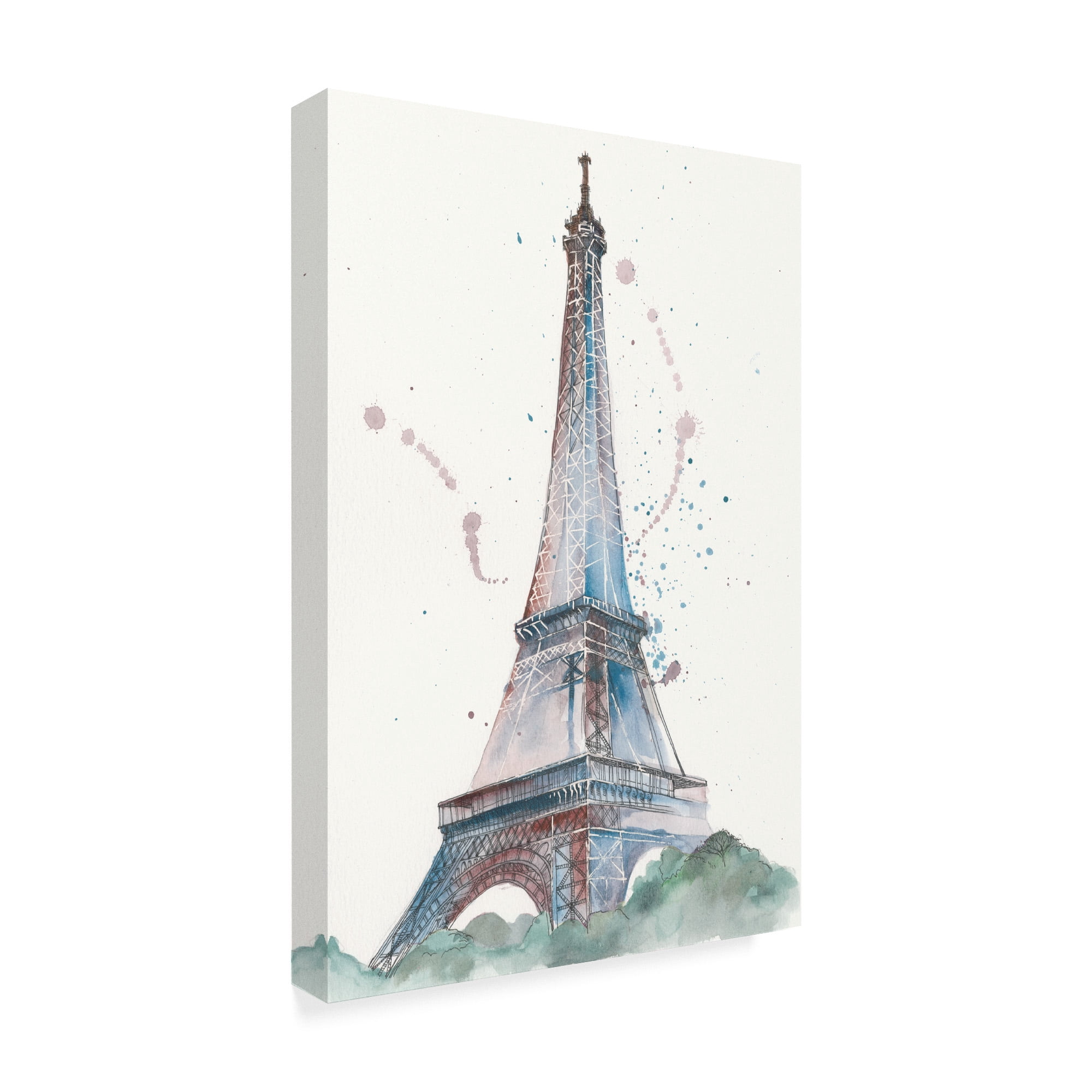 Trademark Fine Art 'View of Eiffel III' Canvas Art by Melissa Wang