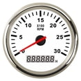 thumbnail image 1 of 85mm Car Boat Tacho Sensor Marine Tacho Meter with LCD Hourmeter 3000 4000 6000 8000 RPM Boat Tachometer 12V/24V Red Backlight ,Easy to Calibrate, 1 of 7