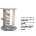 thumbnail image 3 of PETMAKER 19-Inch Cat Scratching Post Tower Scratch Pad - 3 Scratcher Posts and Perch, 3 of 7
