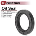 thumbnail image 3 of Unique Bargains 5 Pcs Rotary Shaft Seal High Pressure Oil Seal 28x42x7mm Black Nitrile 70 Durometer Rubber, 3 of 7