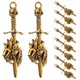 thumbnail image 2 of 10 piezas DIY espadas encantos Halloween encanto colgantes Halloween joyería DIY hacer encantos, 2 of 6