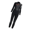 thumbnail image 2 of Women 3mm Diving Wetsuit Long Sleeve Wet Suit Jumpsuit Suit , Black, S S, 2 of 8