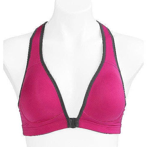 danskin sports bra front closure