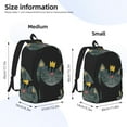 thumbnail image 3 of Yiaed Faces Of The Cat Print Backpack, Premium Laptop Backpack, Travel Backpack for Women, Lightweight Backpacks, Comfortable Back Pack-Medium, 3 of 7