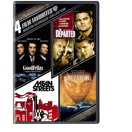 4 Film Favorites: Martin Scorsese Collection - Goodfellas / The Departed / Mean Streets / The Aviator