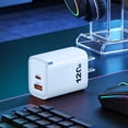 thumbnail image 1 of Birdeem USB C Fast Charger,5 Port USB Charging Station,PD Charger Block for Phone Tablet,Compact Travel Desktop Multi Device Power Adapter, 1 of 7