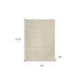 thumbnail image 3 of HomeRoots 5' X 7' Ivory And Beige Non Skid Indoor Outdoor Area Rug, 3 of 6
