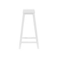 thumbnail image 4 of Pemberly Row 29" Transitional Wood Backless Counter Stool in White, 4 of 14