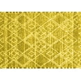 thumbnail image 1 of Ahgly Company Machine Washable Indoor Rectangle Abstract Yellow Contemporary Area Rugs, 2' x 3', 1 of 4