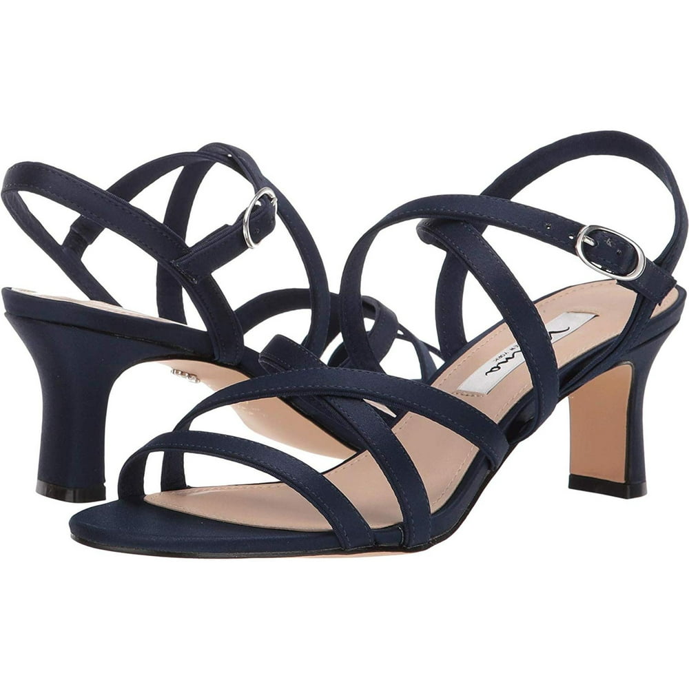 nina genaya strappy evening sandals taupe
