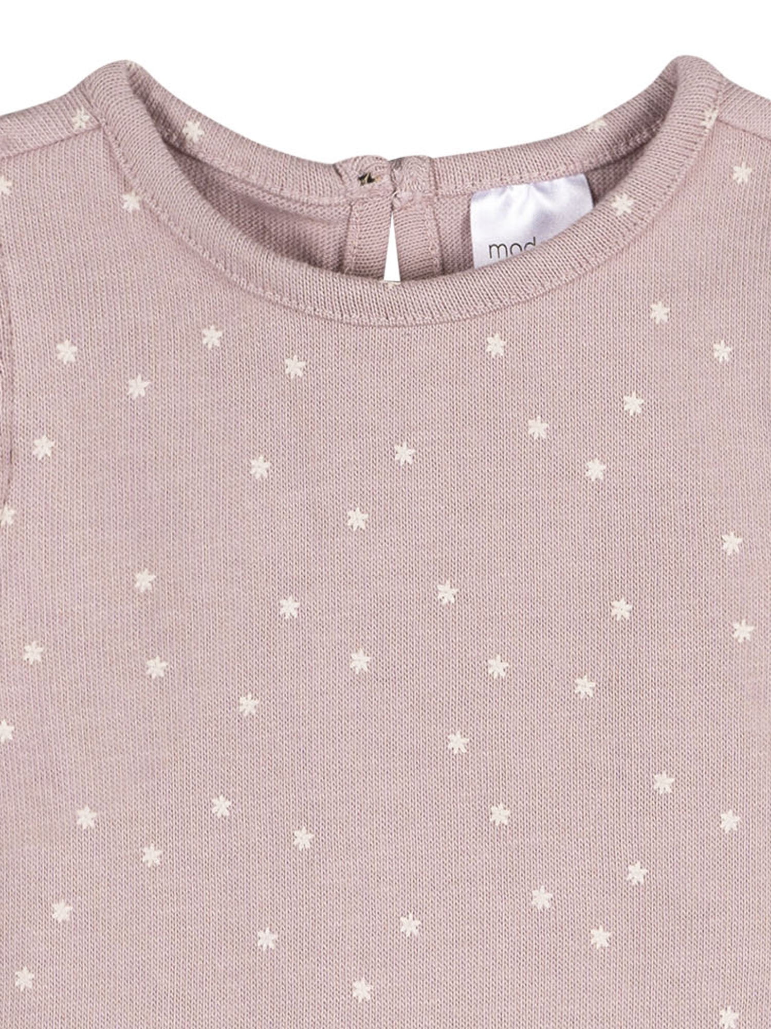 Modern Moments by Gerber Baby Girl Organic Flutter Sleeve Top, Sizes 0/3 Months - 24 Months