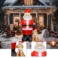 thumbnail image 1 of Decoración inflable navideña para exteriores, novedosa, Papá Noel inflable con luz LED, de 7,9 pies para jardín, patio, decoración invernal, 1 of 8