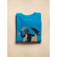 thumbnail image 3 of Zeus Greek Vase Painting Sweatshirt Men -Image by Shutterstock, Male 3X-Large, 3 of 4