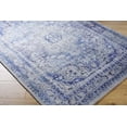 thumbnail image 3 of Hauteloom Csilla Bohemian Hand Tufted Vintage Medallion Area Rug - Oriental Fade Look Traditional Carpet for Living Room, Bedroom, Dining Room - Blue, Slate Blue, Periwinkle - 9' x 12', 3 of 7
