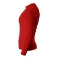 thumbnail image 3 of A4 Youth Long Sleeve Compression Crew For Youth Male in Scarlet | NB3133, 3 of 3
