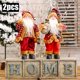 thumbnail image 3 of ~ 4 piezas de muñeco de Papá Noel, regalo de Navidad para niños, decoraciones para árboles de Navidad 2024, suministros para fiestas en el hogar, figuras decorativas, 3 of 5