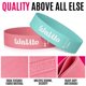 thumbnail image 2 of Bandas de Resistencia Walito Fabric Resistance Bands 01 de tela para piernas y glúteos set de 5 niveles, 2 of 5