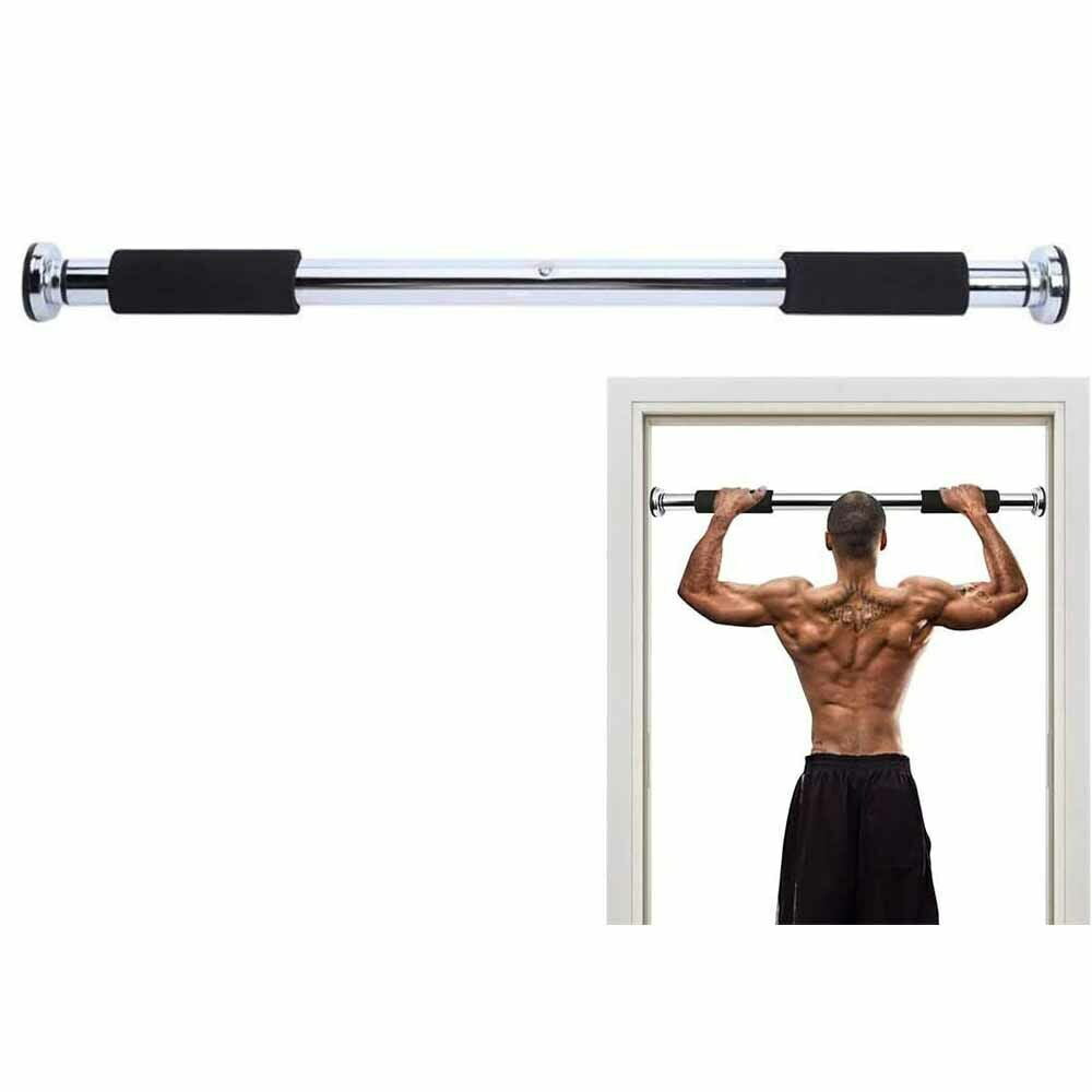 Pull Up Bar Doorway Wall Mounted Door Horizontal Steel Adjustable Training Bars