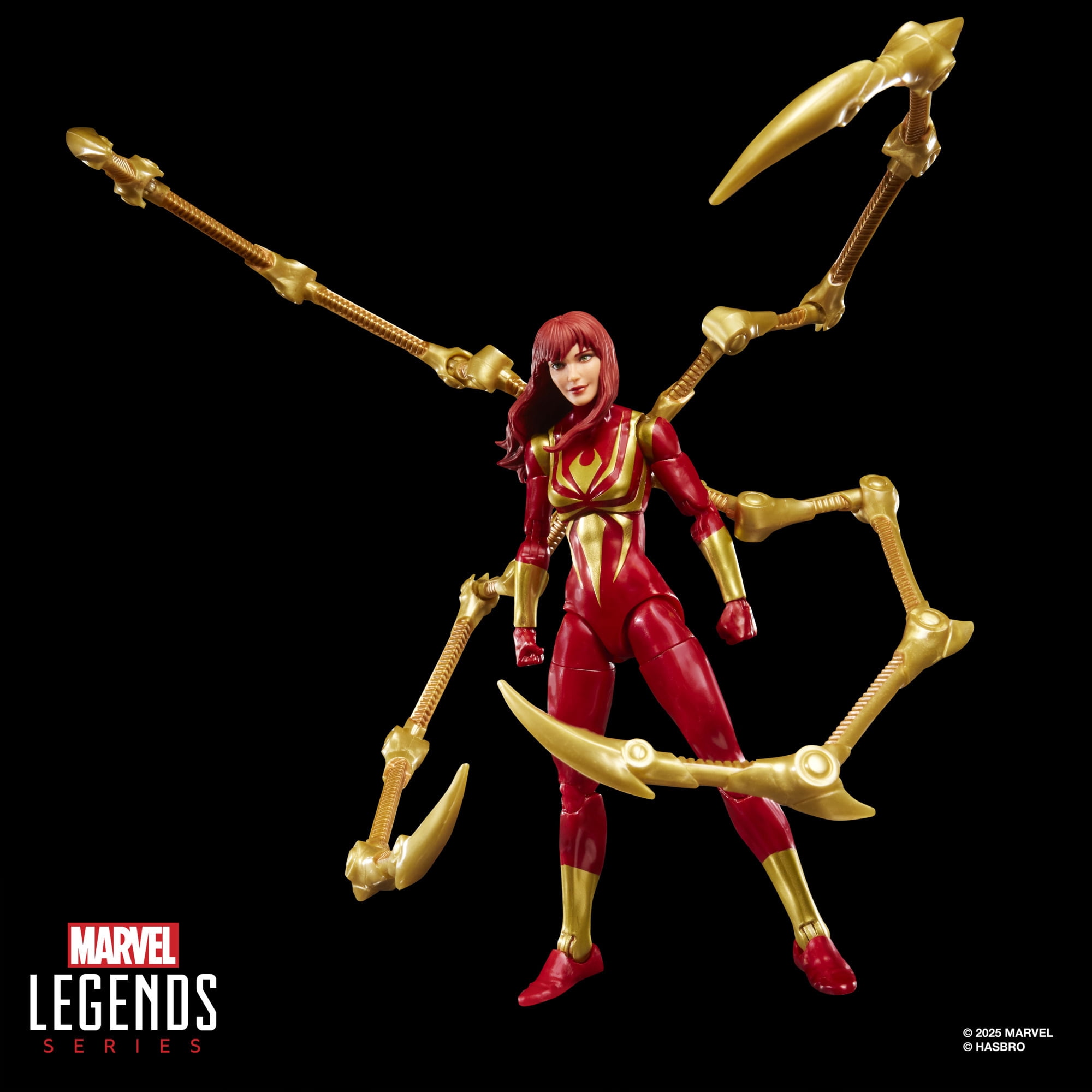 Spider-Man - Marvel Legends x Magic: The Gathering - Mary Jane Watson (Iron Spider) Action Figure and Exclusive Foil Trading Card