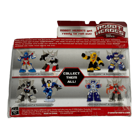 Transformers Robot Heroes Bumblebee & Soundwave (2006) Hasbro Figure Set
