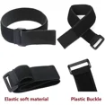 thumbnail image 3 of 5Pcs Customizable Elastic Reverse Buckle Straps Hook and Loop Adjustable Stretchy Multi-Purpose Cable Ties Straps 200/300/400mm 5Pcs Width 30mm 400mm, 3 of 5