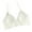White-2, variant on Virmaxy Womens Wireless Bra French Lingerie Rabbit Ears Season Thin Lace Gathered Bra French Lingerie Rabbit Ear Summer Thin Lace Strapless Gathering Bra Beige-2 L/XL