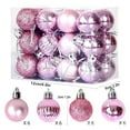 thumbnail image 2 of Tyidzon 24Pcs 1.18" Small Christmas Ball Ornaments Shatterproof Christmas Decorations Tree Balls for Holiday Wedding Party Decor, 2 of 4