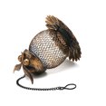 thumbnail image 3 of Comedero Para Pájaros Salvajes Con Forma De Búho, Alimentador De Pájaros De Malla Metálica Colgante Para Decoración De Jardín Al Aire Libre, 3 of 8