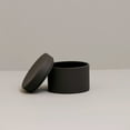 thumbnail image 2 of Esko Sabbia Container - Versatile Bathroom Storage Accessories - Stoneware with Matte Exterior and Gloss Interior - 10cm x 8cm - Black, 2 of 7