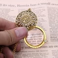 thumbnail image 4 of Queilt Piece Hanging Magnifying Glass, Hanging Portable Magnifying Glass, Necklace Magnifying Glass, Optical Lens Necklace, Monocle Magnifying Glass Lens, Monocle Magnifying Glass with Necklace, 4 of 5