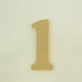 thumbnail image 1 of Package of 1, 8 Inch X 1/2" Thickness MDF Letter l in The Goudy Heavy Font, Thick, Lower Case for Art & Craft Project, Made in USA, 1 of 4