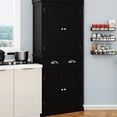 thumbnail image 2 of 71" Pantry Cabinet with 4 Doors, Drawer & Waterproof Surface / Ensure Safe Storage in Kitchen or Laundry, 2 of 7