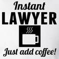 thumbnail image 3 of CafePress - Instant Lawyer Just Add Coffee Pajamas - Men's Light Loose Fit Cotton Pajama Set, 3 of 7