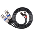 thumbnail image 2 of Para Cable XLR, Adaptador Hembra Doble, Cable De Conexión Doble, 2 of 7
