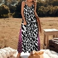 thumbnail image 2 of Animal Print Patterns Sleeveless Dress Woman Fashion Long Dresses Women's Summer Suit Dress Summer 2025 Women, 2 of 7