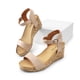 thumbnail image 5 of Sandalia DREAM PAIRS NINI-8 Nude Plataforma Cuña 7.5 cm, 5 of 7