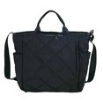 thumbnail image 3 of DGMIOCS Puffer Tote Bag Women Quilted Crossbody Handbag Lattice Padded Puffy Purse Casual Satchel Bag Black, 3 of 3