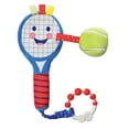 thumbnail image 2 of BABY TENNIS RACKET | Suitable from Birth | Your first tennis racket | to Inspire and Play with | Activity and sensory toy for Babies | Part of The LITTLE SPORT STARÂ® Baby Collection, 2 of 4