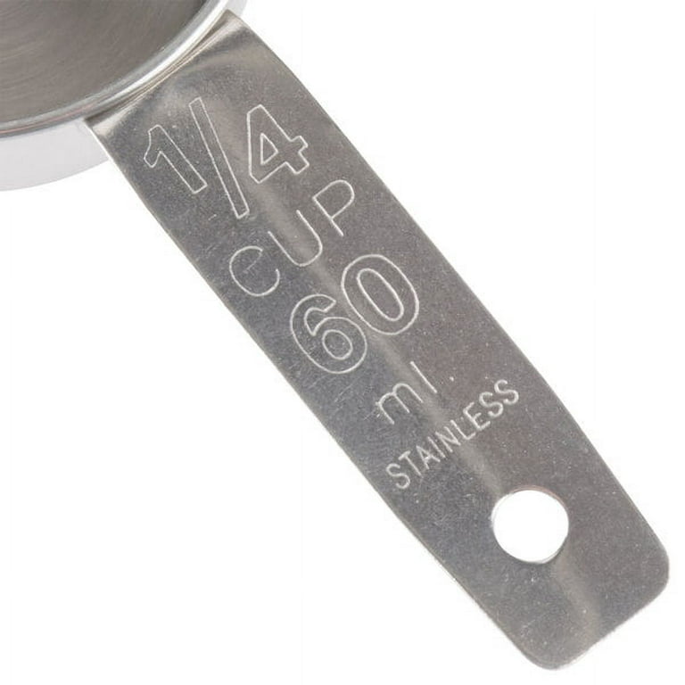 Tablecraft 1/4 Cup Measuring Cup Stainless Steel 85665