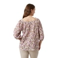 thumbnail image 3 of Chaps Women's Squareneck Peasant Top, 3 of 3