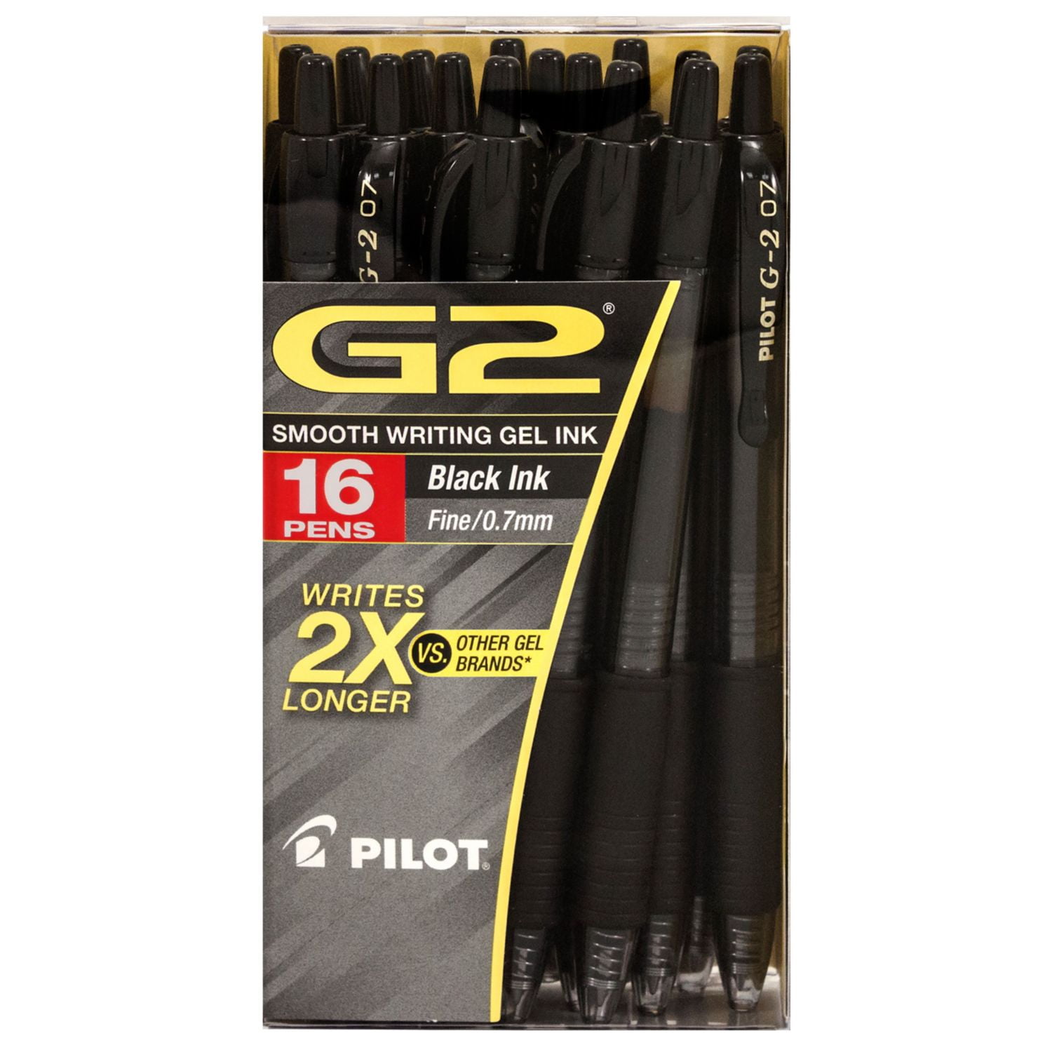 Bold, 12 ct. Pilot G2 Retractable Premium Gel Ink Pens Black Bold, 12 ct. Pilot G2 Retractable Premium Gel Ink Pens Black