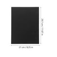50 Pcs Paper Jam Teenieping Handmade Heavyweight Black Cardstock A4