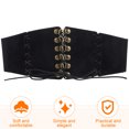 thumbnail image 2 of Corset Belt Elastic Wide Corset Belt Coat Dress Women Wide Belt Elastic Waist Belt, 2 of 6